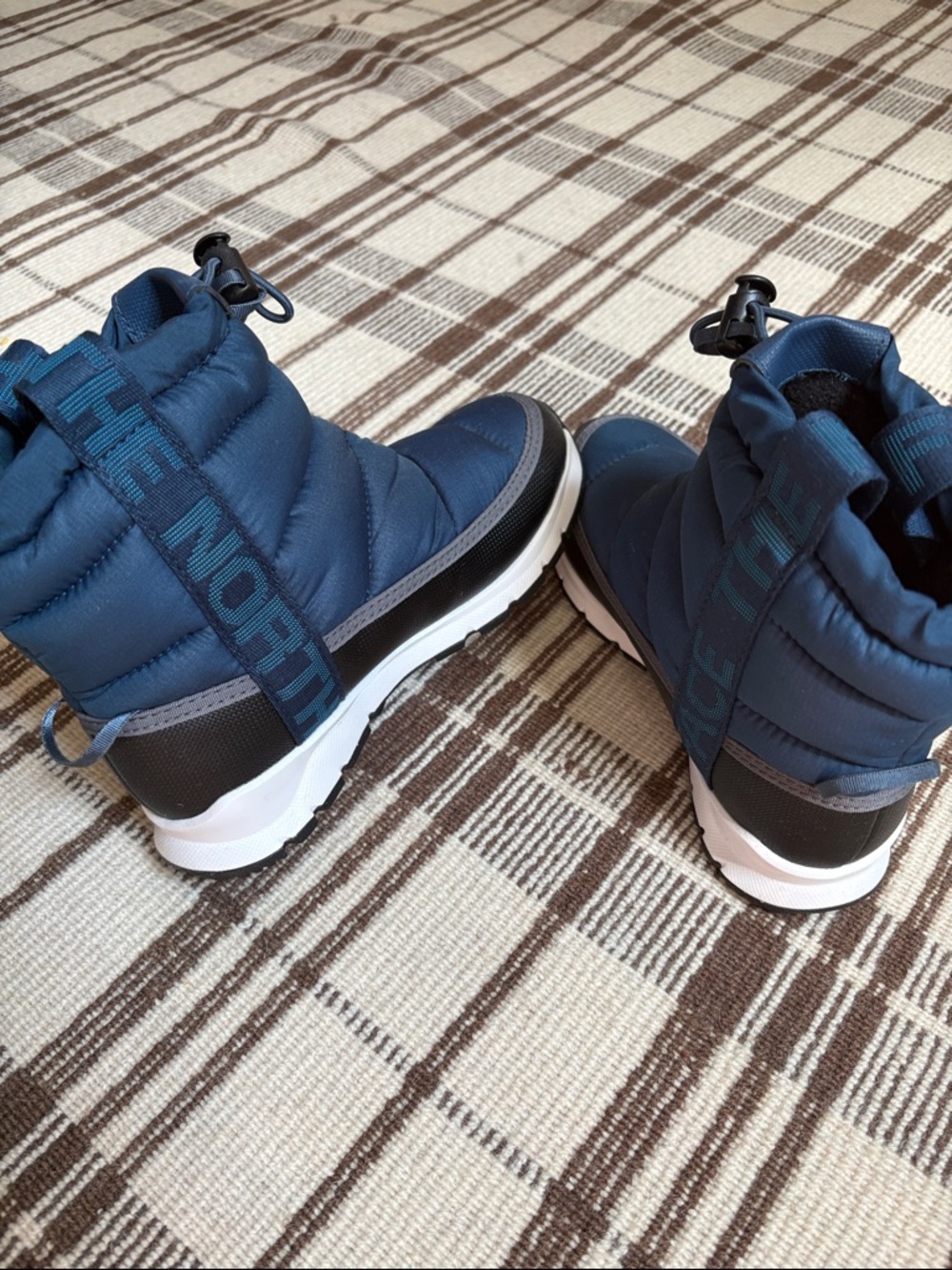 The North Face Kids Navy Blue Winter Boots